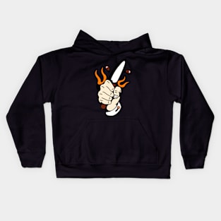 Hand and knife Kids Hoodie